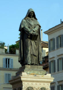 Campo d Fiori Giordano Bruno Rome