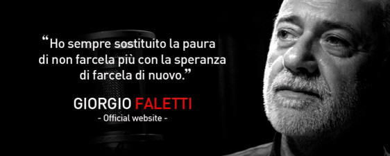 ''Cari amici, a volte l'et... '': il messaggio di Giorgio Faletti sul sito